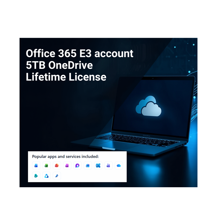 Office 365 E3 account with 5TB OneDrive – Lifetime License – BHBTechshop
