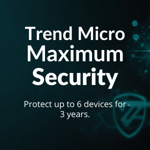 Trend Micro Maximum Security License - 6 Devices for 3 years